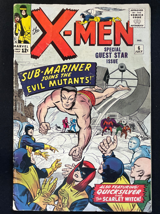 X-Men #  6  GD+ (2.5)