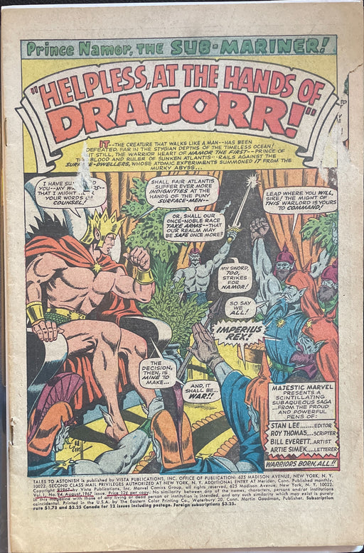 Coverless Comics: Tales to Astonish # 94