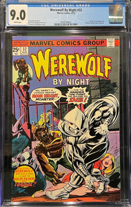 Werewolf by Night # 32 CGC 9.0