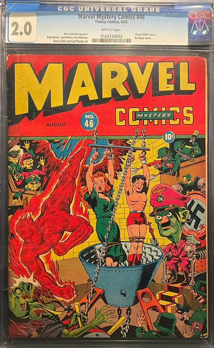 Marvel Mystery Comics # 46  CGC 2.0
