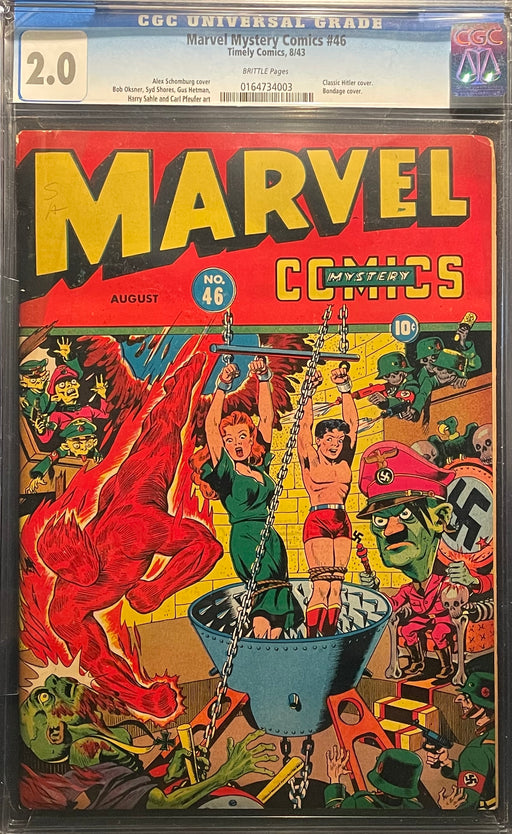 Marvel Mystery Comics # 46  CGC 2.0