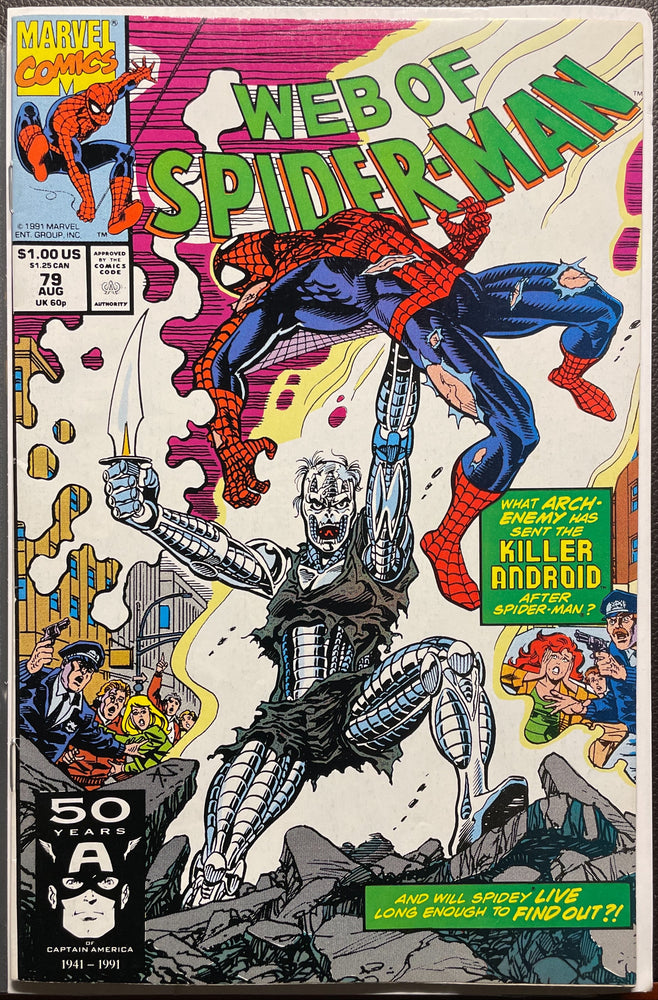 Web of Spider-Man # 79 VF (8.0)