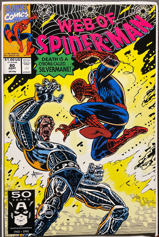 Web of Spider-Man # 80 NM- (9.2)