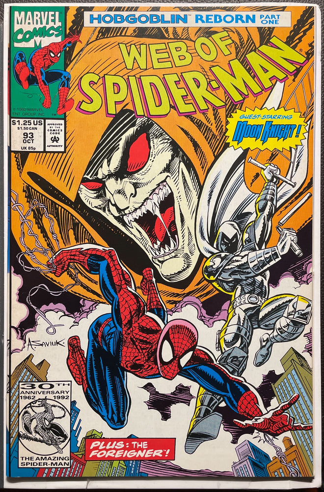 Web of Spider-Man # 93 VF (8.0)