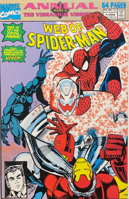 Web of Spider-Man Annual #  7 VF (8.0)