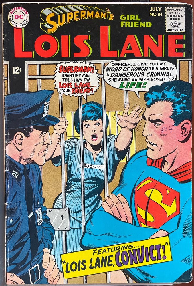 Superman's Girl Friend, Lois Lane # 84  VG+ (4.5)
