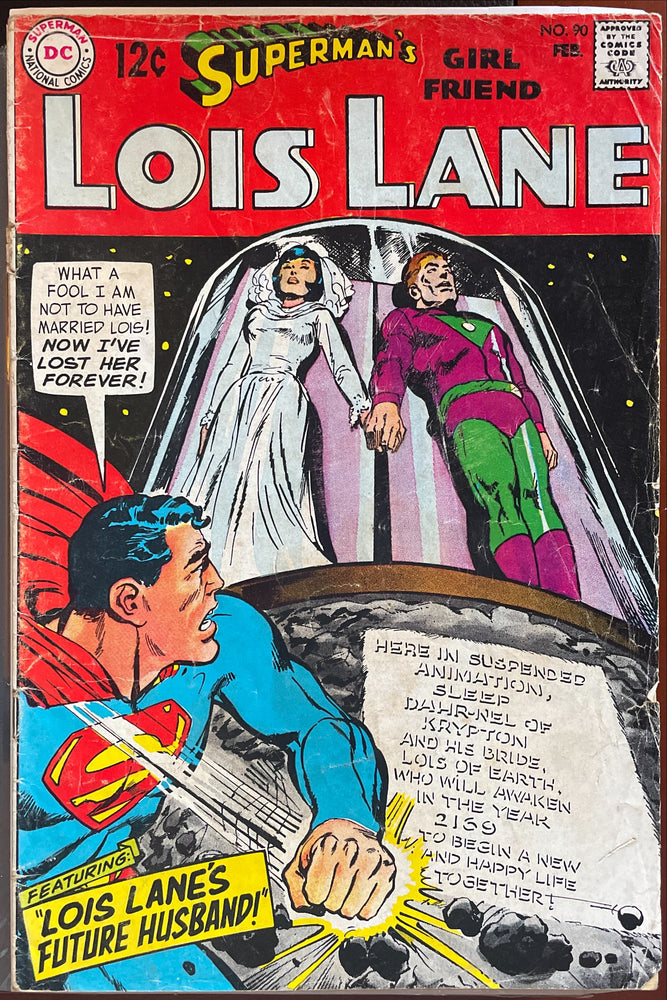 Superman's Girl Friend, Lois Lane # 90  VG+ (4.5)