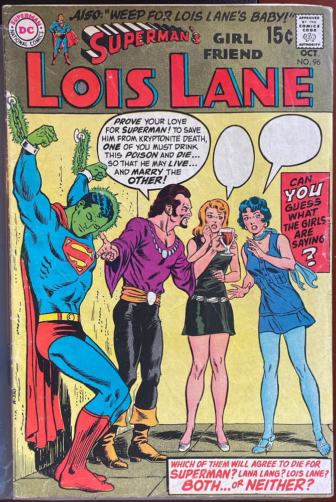 Superman's Girl Friend, Lois Lane # 96  VG+ (4.5)