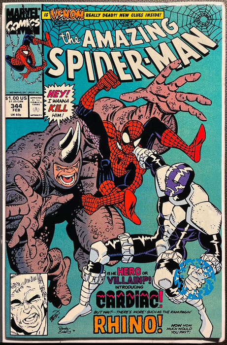 Amazing Spider-Man #344  NM- (9.2)