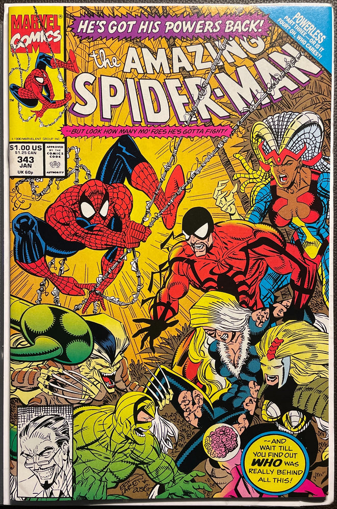 Amazing Spider-Man #343  NM- (9.2)