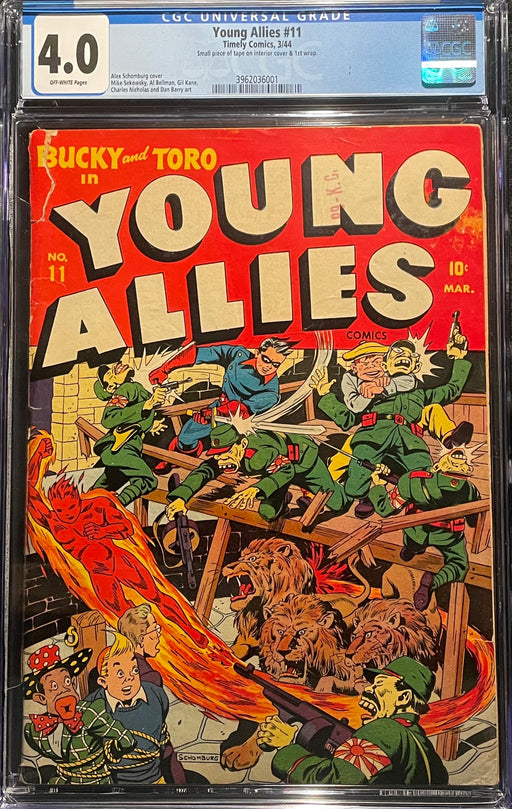 Young Allies # 11  CGC 4.0