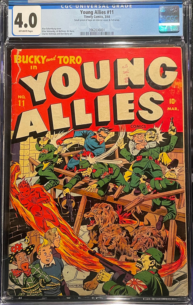 Young Allies # 11  CGC 4.0
