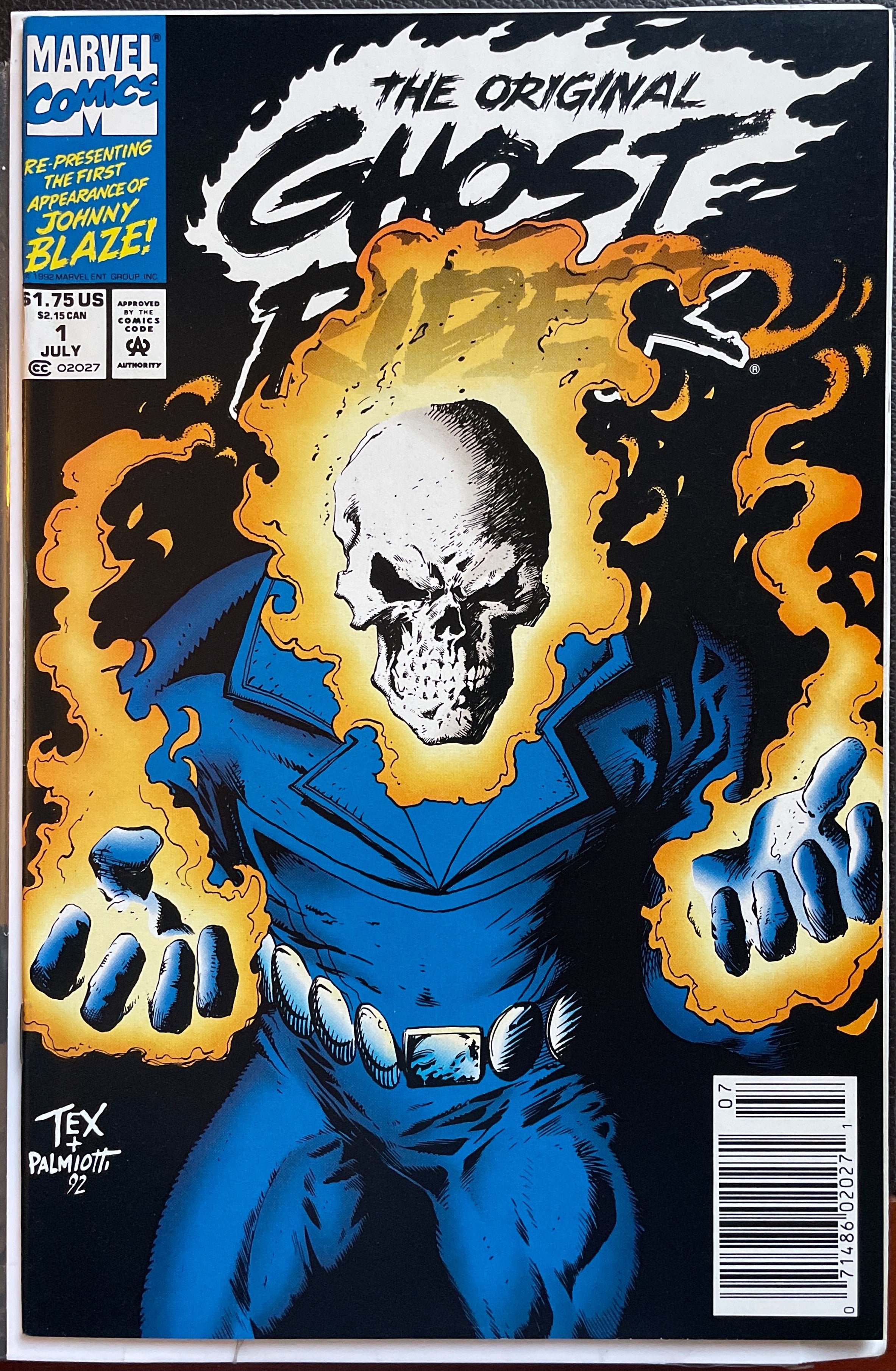 The Original Ghost Rider #1 (Marvel, 1992) VF/NM (9.0) — Bedo's ...
