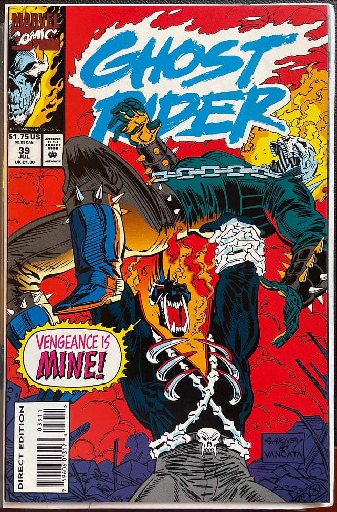 Ghost Rider # 39 Vol. 2 NM- (9.2)