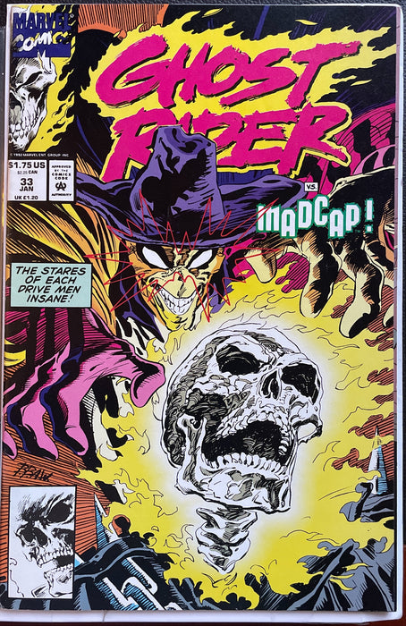 Ghost Rider # 30 Vol. 2 NM (9.4)