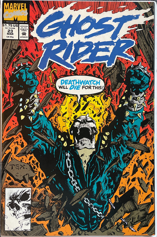 Ghost Rider # 23 Vol. 2 VF/NM (9.0)