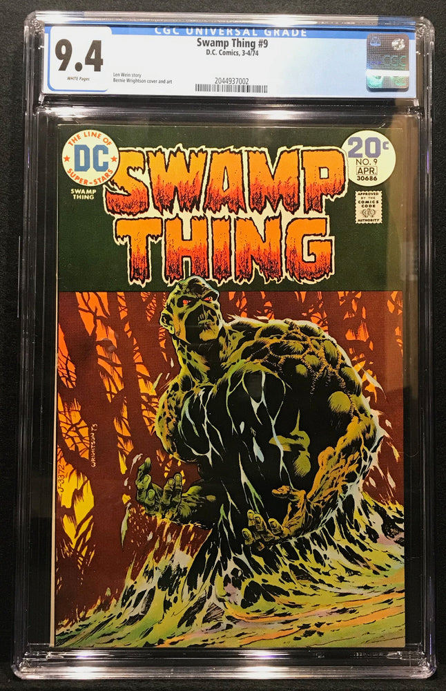 Swamp Thing #  9  CGC 9.4