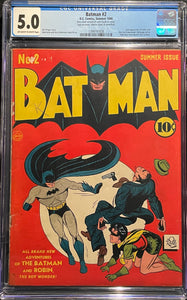 Batman #  2 CGC 5.0