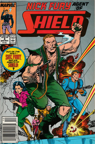 Nick Fury, Agent of S.H.I.E.L.D. #4 (Marvel, 1989) FN (6.0