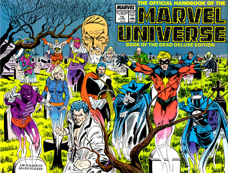 Official Handbook of the Marvel Universe # 16 Vol. 2 FN+ (6.5)