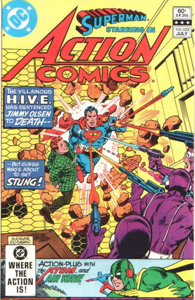 Action Comics #533  Newsstand Vol. 45 FN- (5.5)