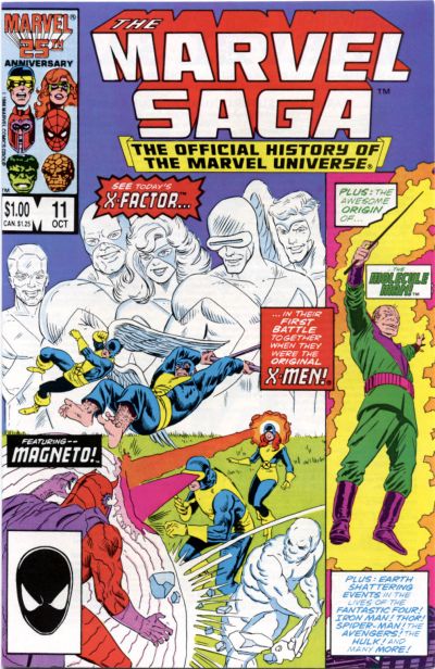 Marvel Saga the Official History of the Marvel Universe # 11 VF- (7.5)
