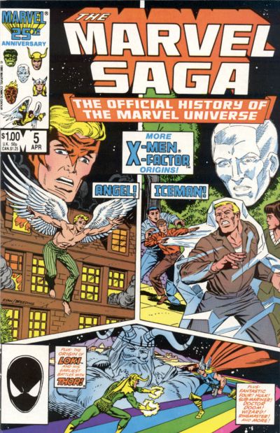 Marvel Saga the Official History of the Marvel Universe #  5 Newsstand FN/VF (7.0)