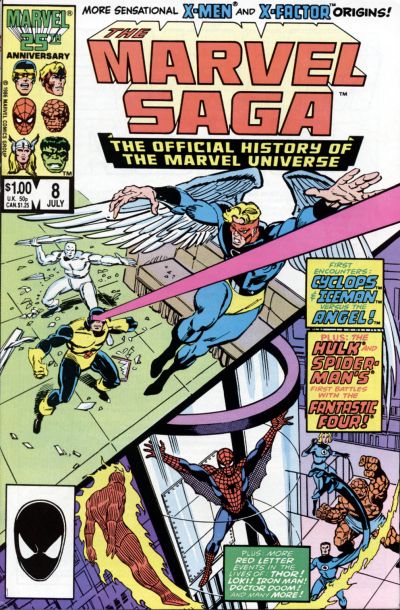 Marvel Saga the Official History of the Marvel Universe #  8 Newsstand FN+ (6.5)
