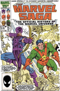 Marvel Saga the Official History of the Marvel Universe # 15 Newsstand VG (4.0)