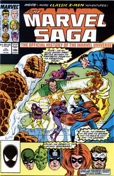 Marvel Saga the Official History of the Marvel Universe # 17 FN (6.0)