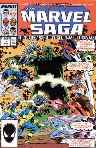 Marvel Saga the Official History of the Marvel Universe # 18  VF- (7.5)