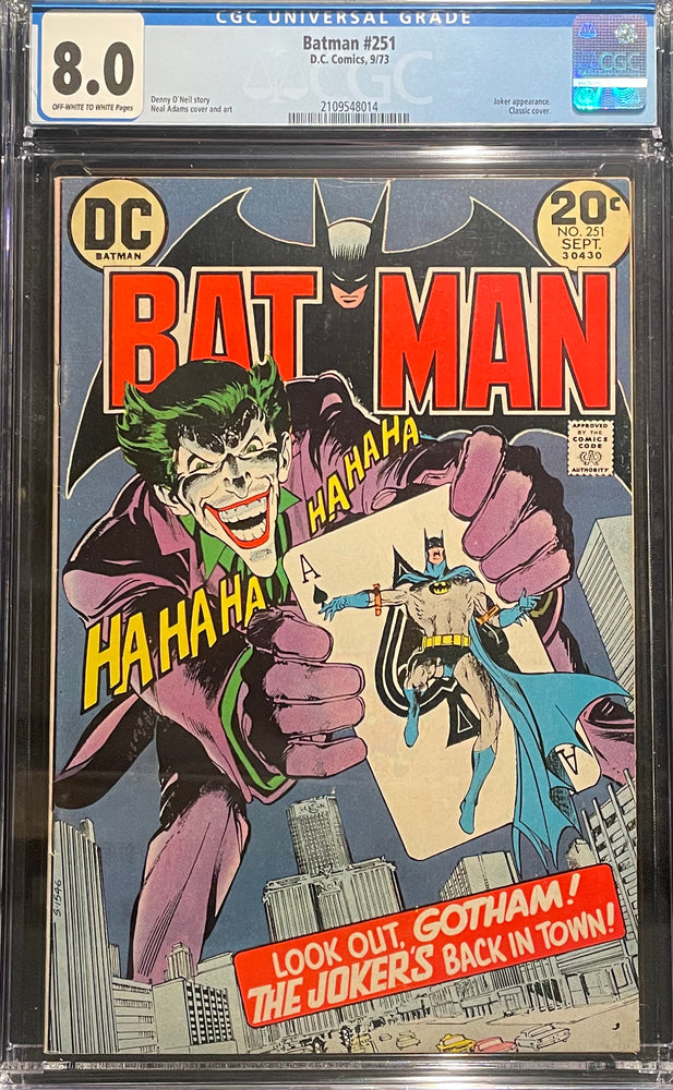 Batman #251 CGC 8.0