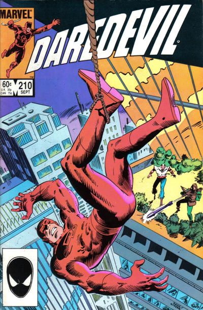 Daredevil #210  Newsstand VG- (3.5)