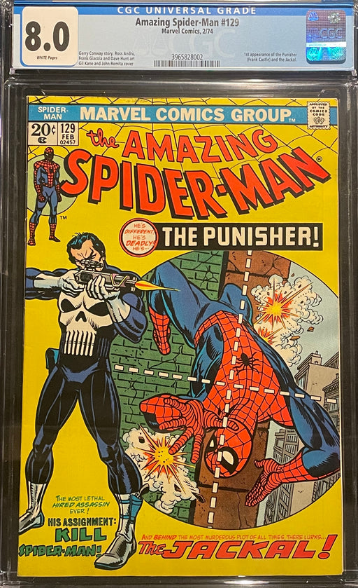 Amazing Spider-Man #129   CGC 8.0