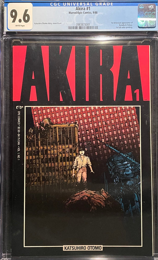Akira #  1  CGC 9.6
