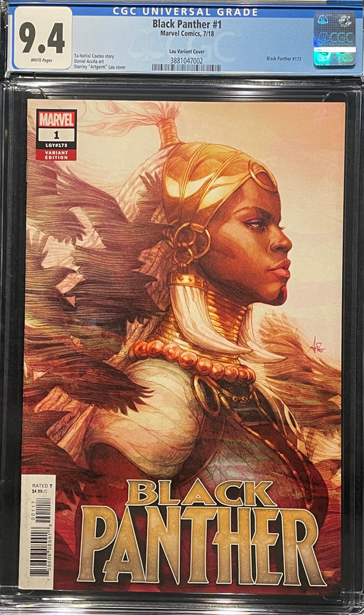 Black Panther #  1 Artgerm CGC 9.4