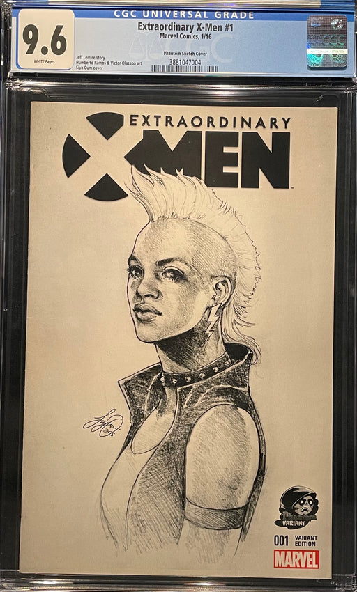 Extraordinary X-Men #  1 Phantom Exclusive Siya Oum Color Variant CGC 9.6