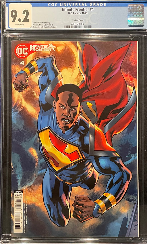 Infinite Frontier #  4 Bryan Hitch Variant Cover CGC 9.2