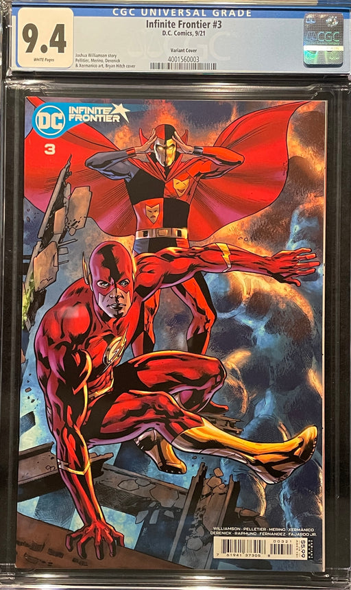 Infinite Frontier #  3 Bryan Hitch Variant Cover CGC 9.4