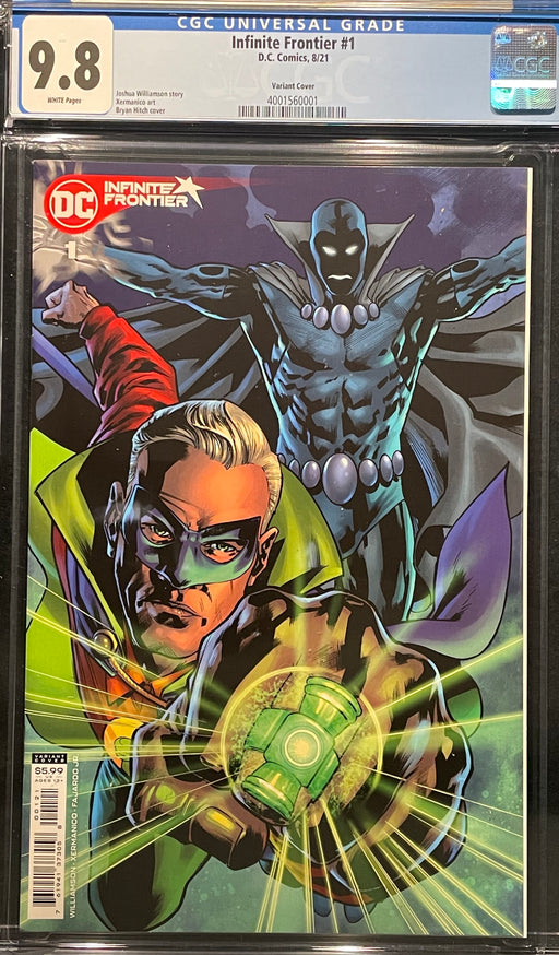 Infinite Frontier #  1 Bryan Hitch Variant Cover CGC 9.8