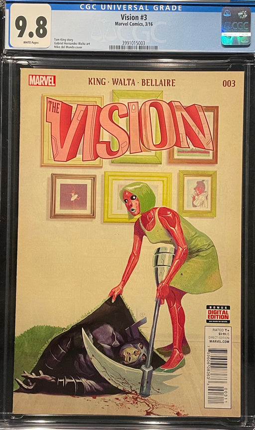 Vision #  3 Mike Del Mundo CGC 9.8