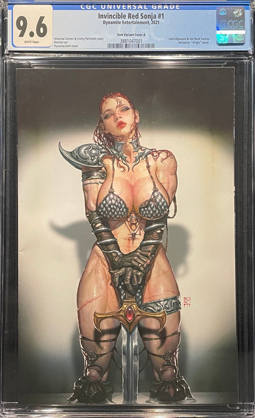 Invincible Red Sonja #  1 Retailer Exclusive Comicxposure Cover CGC 9.6