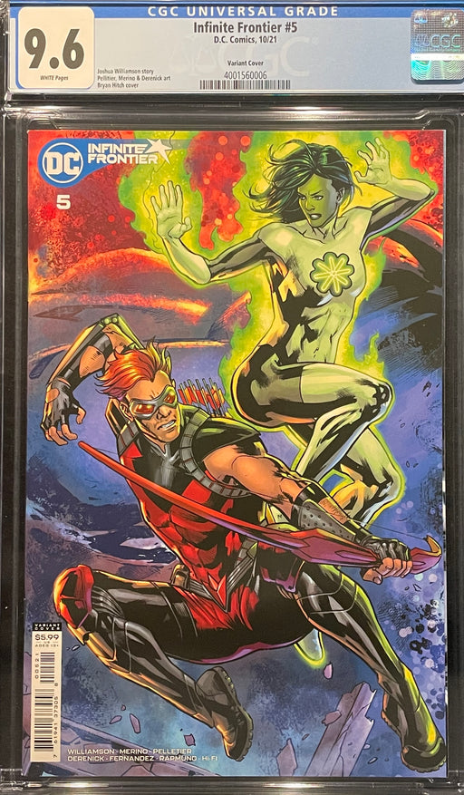 Infinite Frontier #  5 Bryan Hitch Variant Cover CGC 9.6