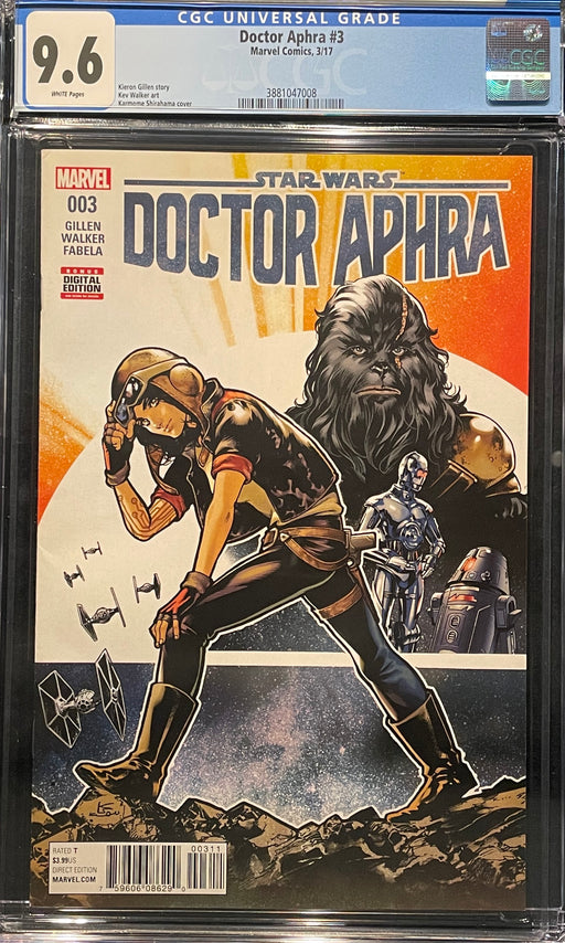 Doctor Aphra #  3 Kamome Shirahama Cover CGC 9.6