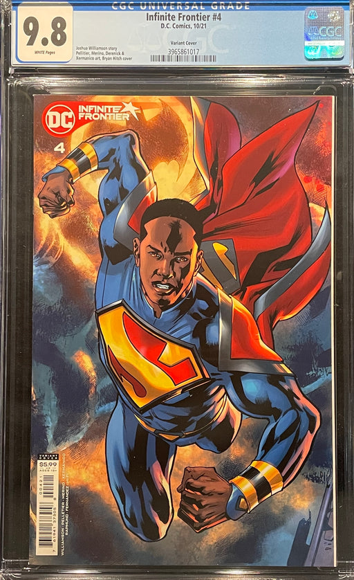 Infinite Frontier #  4 Bryan Hitch Variant Cover CGC 9.8