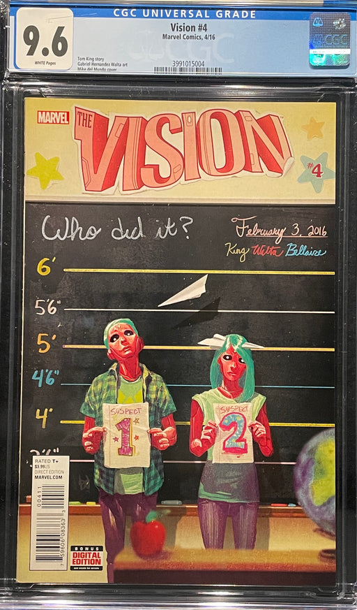 Vision #  4 Mike Del Mundo CGC 9.6