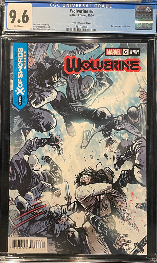 Wolverine #  6 Daniel Warren Johnson Cover CGC 9.6