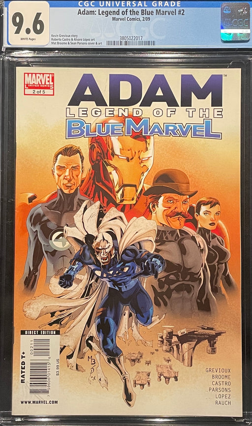 Adam: Legend of the Blue Marvel #  2  CGC 9.6