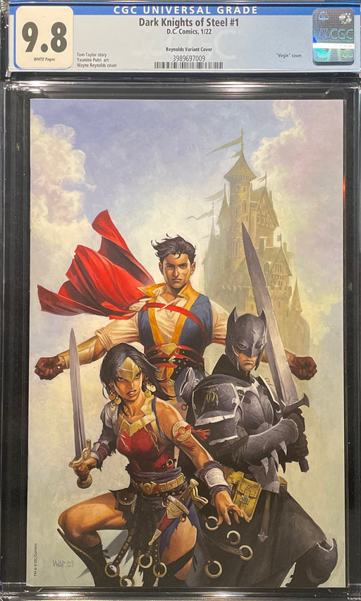 Dark Knights of Steel #  1 Wayne Reynolds Team Variant Cover CGC 9.8
