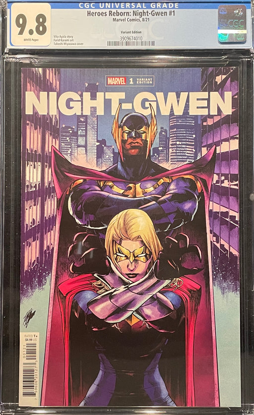 Heroes Reborn: Night-Gwen #  1 Takeshi Miyazawa Cover CGC 9.8